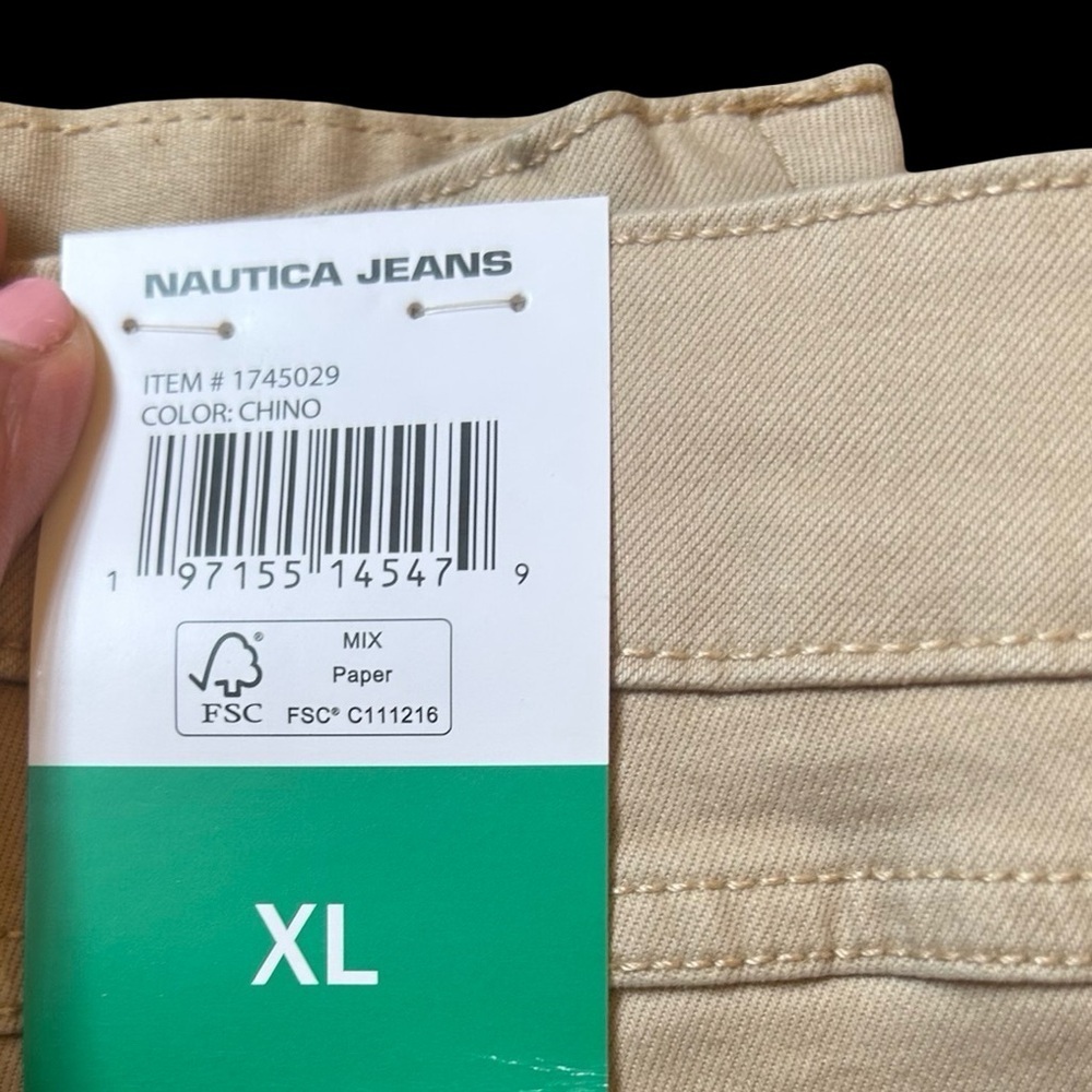NWT Nautica Stretch Pull-on Chino Shorts XL - Picture 10 of 11